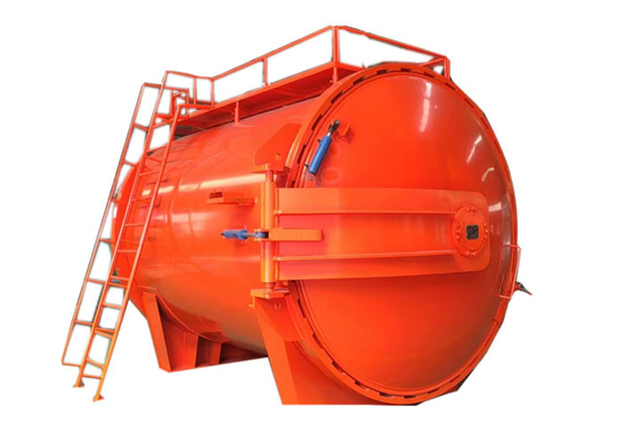 अर्ध-स्वचालित रबर उपचार ऑटोक्लेव 380V/50Hz खाद्य प्रसंस्करण 10mm 12mm 14mm