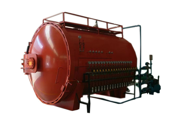 अर्ध-स्वचालित रबर उपचार ऑटोक्लेव 380V/50Hz खाद्य प्रसंस्करण 10mm 12mm 14mm