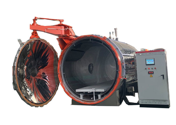 रबर वल्केनाइजेशन के लिए 220V / 380V कम्पोजिट ऑटोक्लेव उच्च दबाव