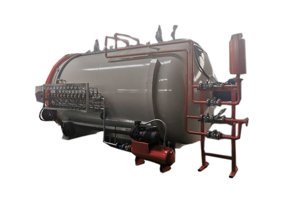 कार्बन फाइबर ऑटोक्लेव के लिए प्रभावी लंबाई 1-15m टैंक सामग्री Q345R या SS304 316