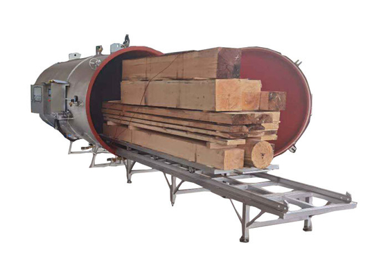 विद्युत ताप दीपक लकड़ी सुखाने के उपकरण Q345R कार्बन स्टील 380v 3 चरण 50Hz