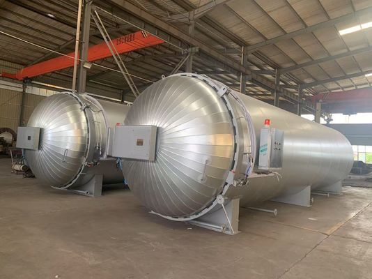 खेल क्षेत्र ऑटोक्लेव सुरक्षा इंटरलॉक प्रणाली स्वतंत्र वैक्यूम नियंत्रण उत्पादन मिश्रित ऑटोक्लेव इंजन कोर के साथ