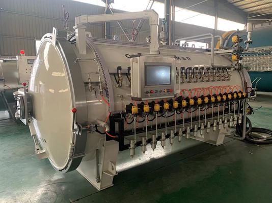 Hydraulic Pressure Open Door ASME Marked Industrial Autoclave Vacuum Composite Curing Autoclave