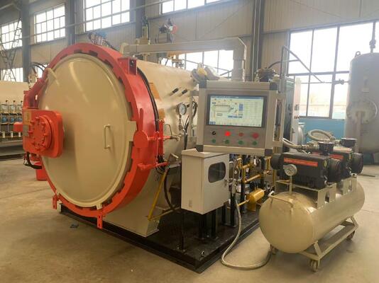 एपॉक्सी ऑटोमोटिव पार्ट्स के लिए ग्लास फाइबर सामग्री के साथ ऑटोक्लेव वुडन पोल ट्रीटमेंट प्लांट द्वारा संसेचन प्रक्रिया